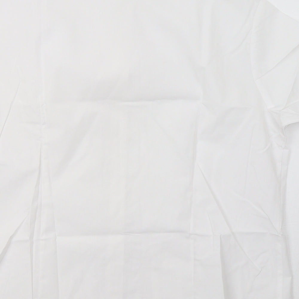 Disley Womens White   Basic Button-Up Size 18