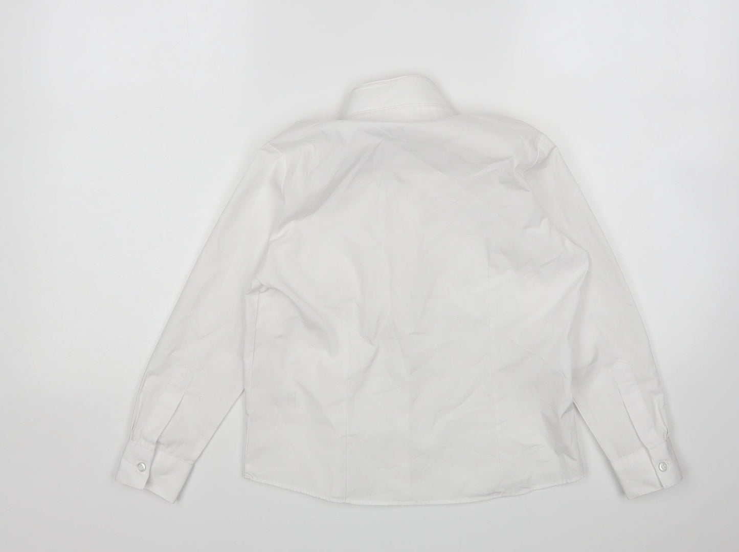 George Boys White   Basic Button-Up Size 7-8 Years