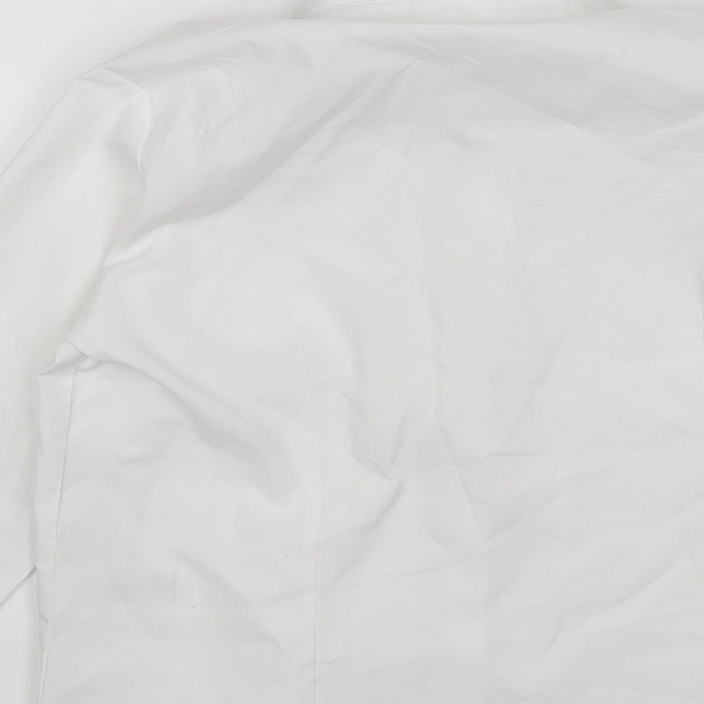 George Boys White   Basic Button-Up Size 7-8 Years