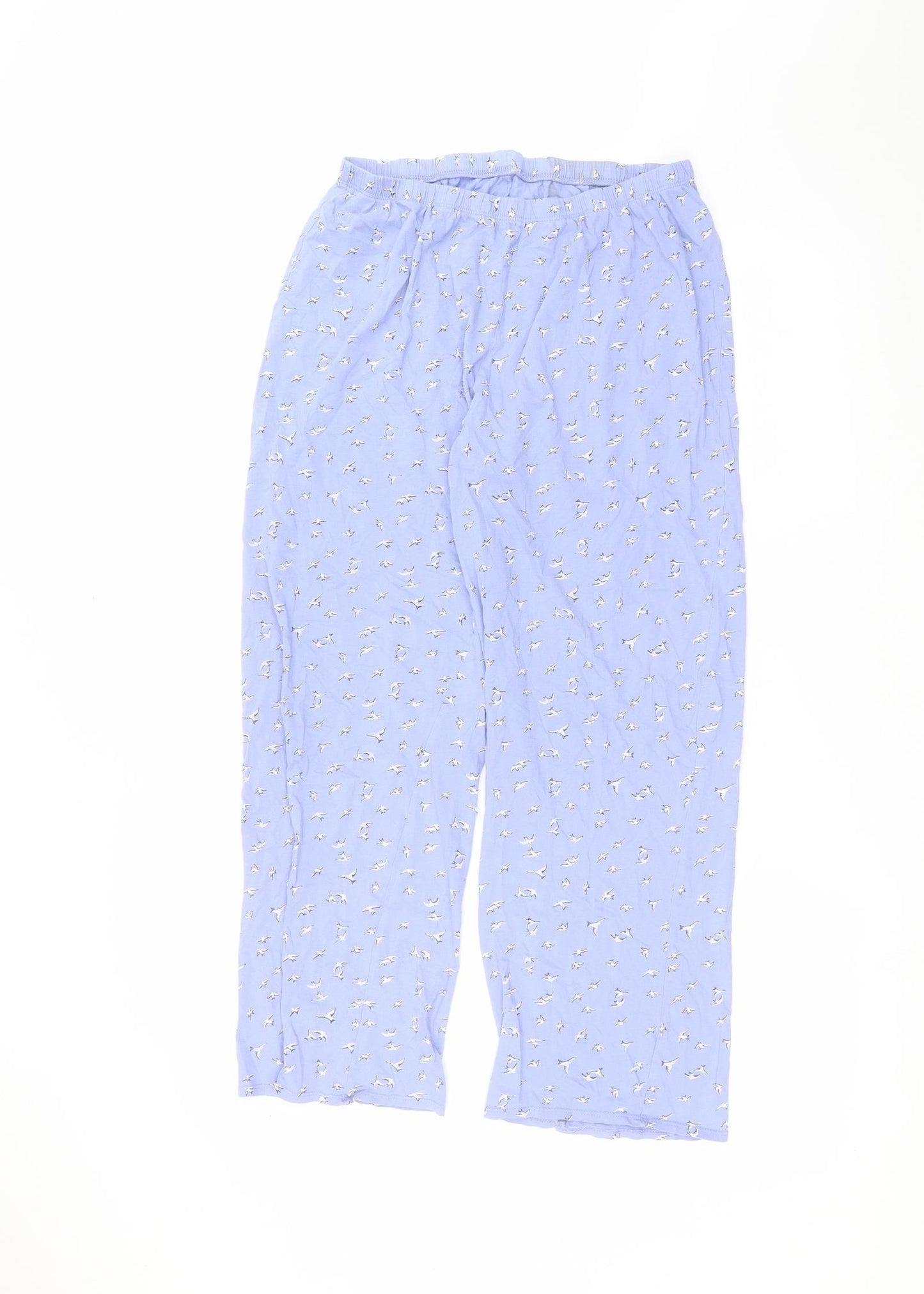 Marks and Spencer Womens Blue   Trousers  Size 12 L24 in