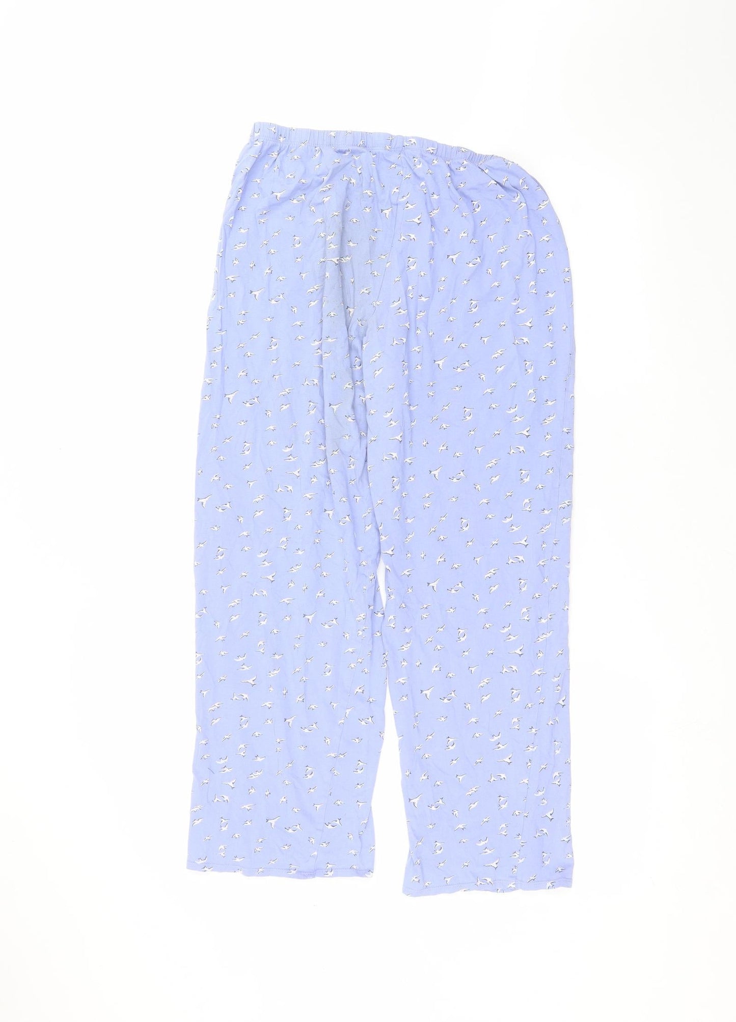 Marks and Spencer Womens Blue   Trousers  Size 12 L24 in
