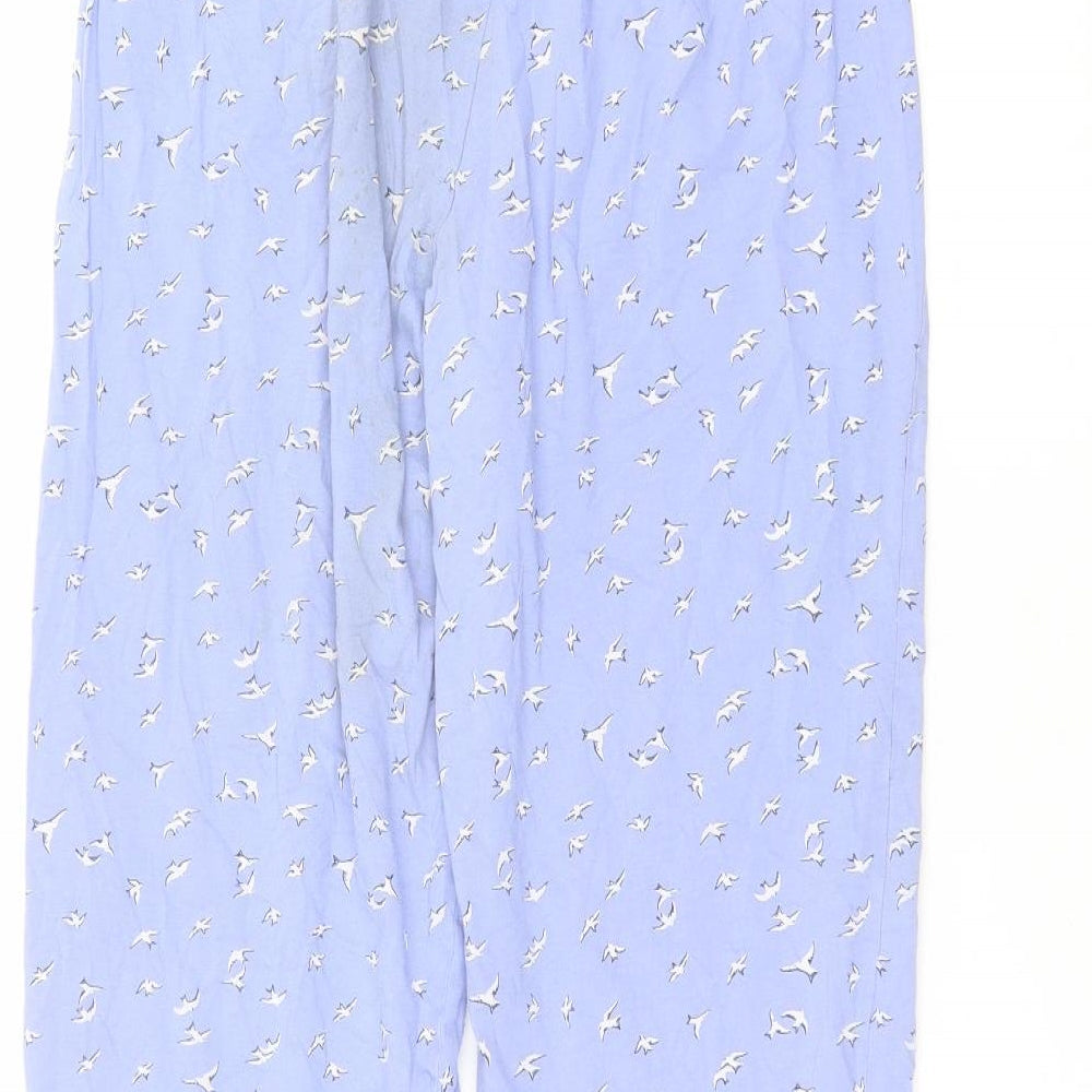 Marks and Spencer Womens Blue   Trousers  Size 12 L24 in
