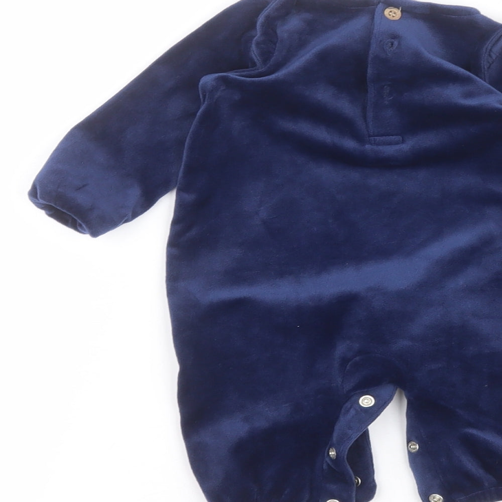 TU Baby Blue   Coverall One-Piece Size 0-3 Months