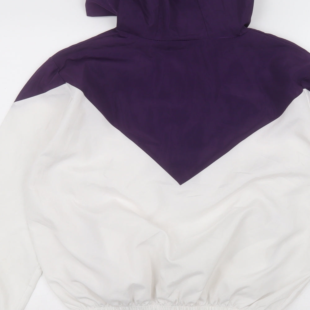 Preworn Womens White   Rain Coat Coat Size XL