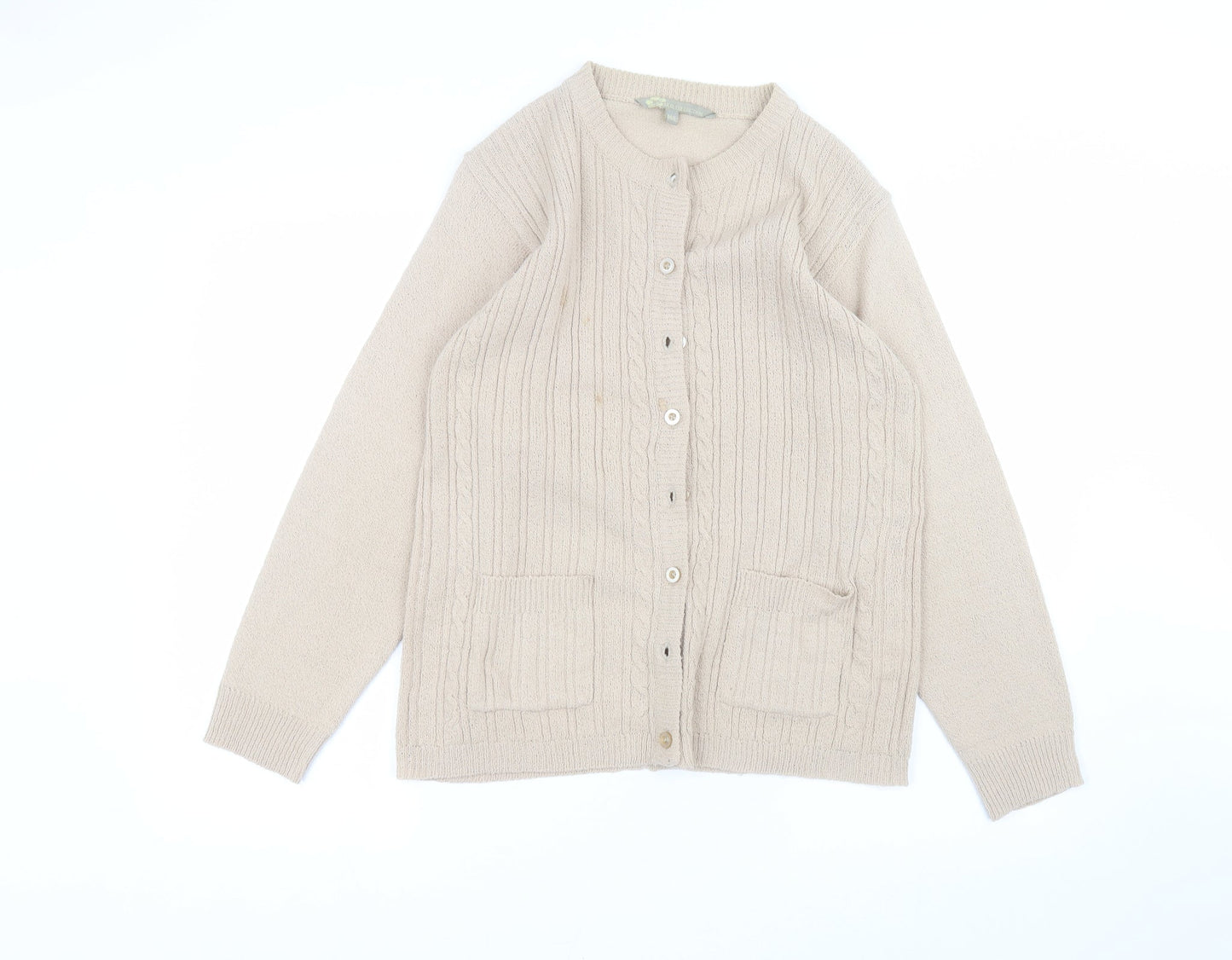 Akal Collection Womens Brown   Cardigan Jumper Size M