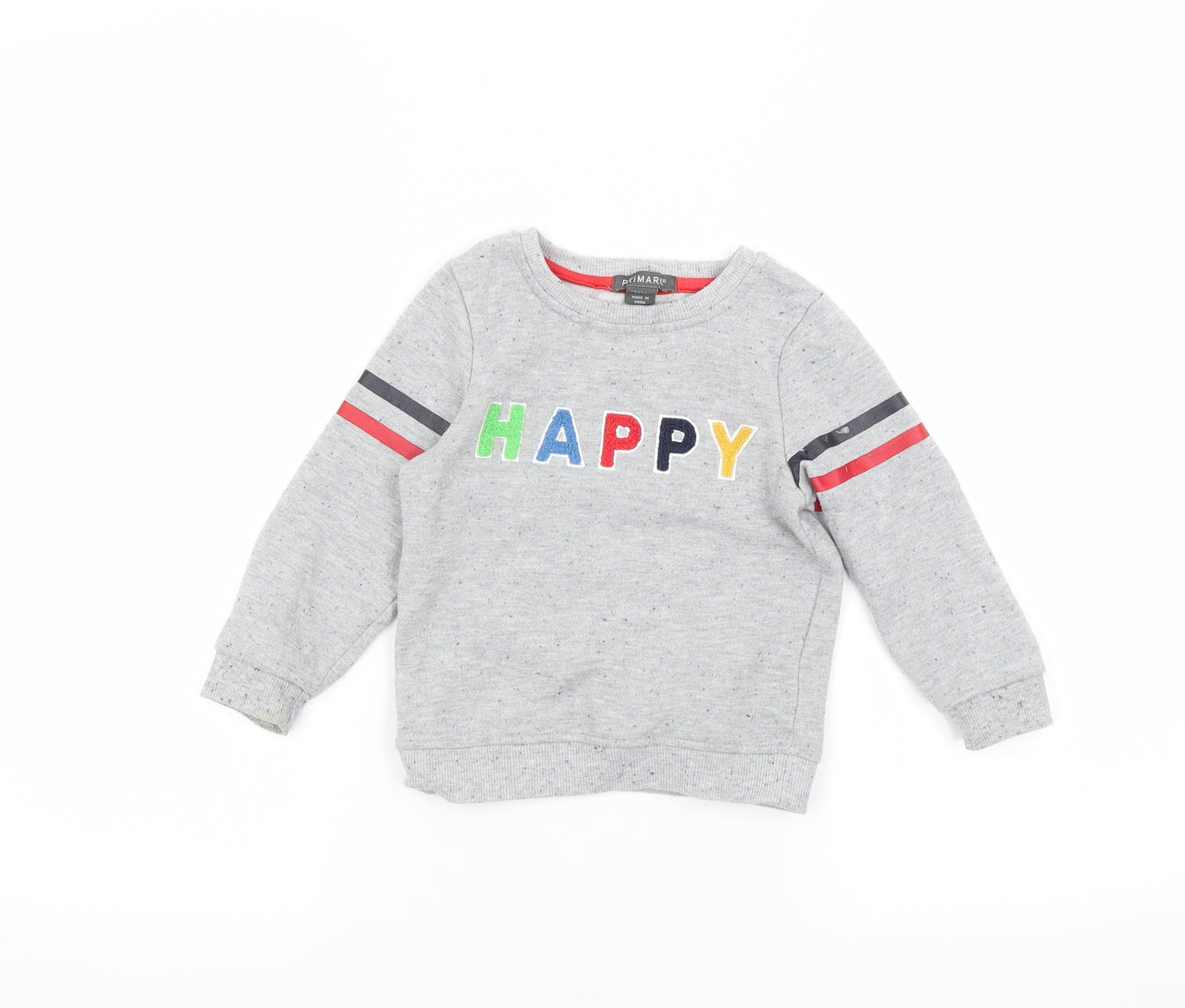 Primark  Grey   Pullover Jumper Size 24 Months