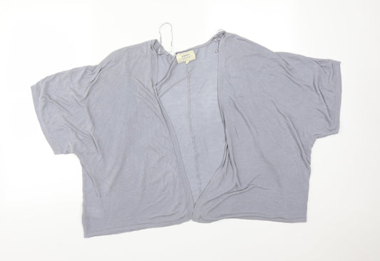 Papaya Womens Grey   Cardigan Jumper Size L