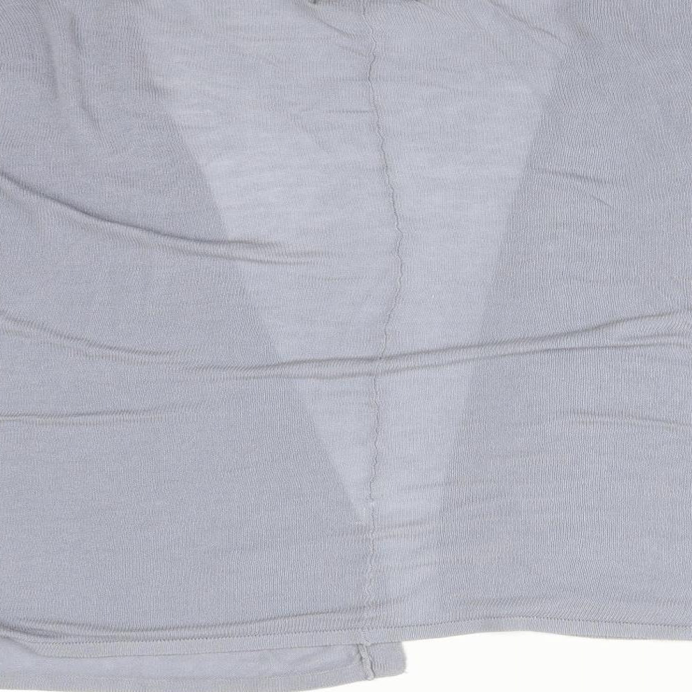 Papaya Womens Grey   Cardigan Jumper Size L