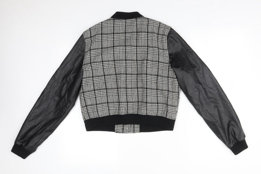 PARISIAN Womens Multicoloured Houndstooth  Overcoat Coat Size 12