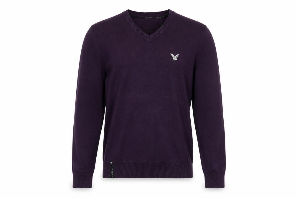 VINTAGE GARMENT Mens Purple   Pullover Sweatshirt Size S