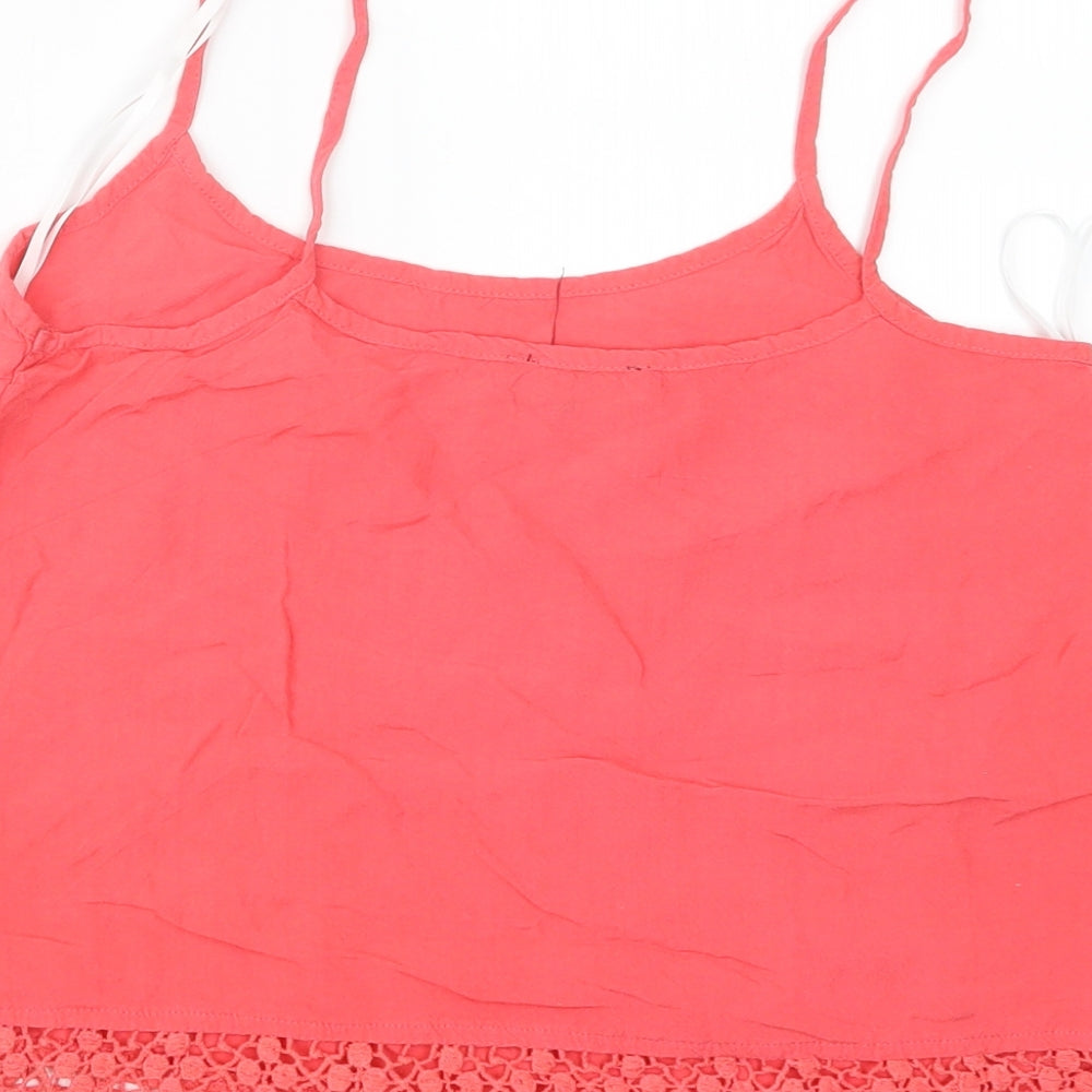 New Look Womens Pink   Camisole Tank Size 10