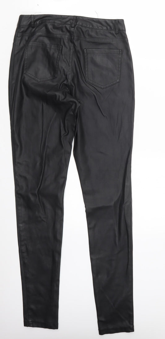 Dorothy Perkins Womens Black   Trousers  Size 10 L32.5 in