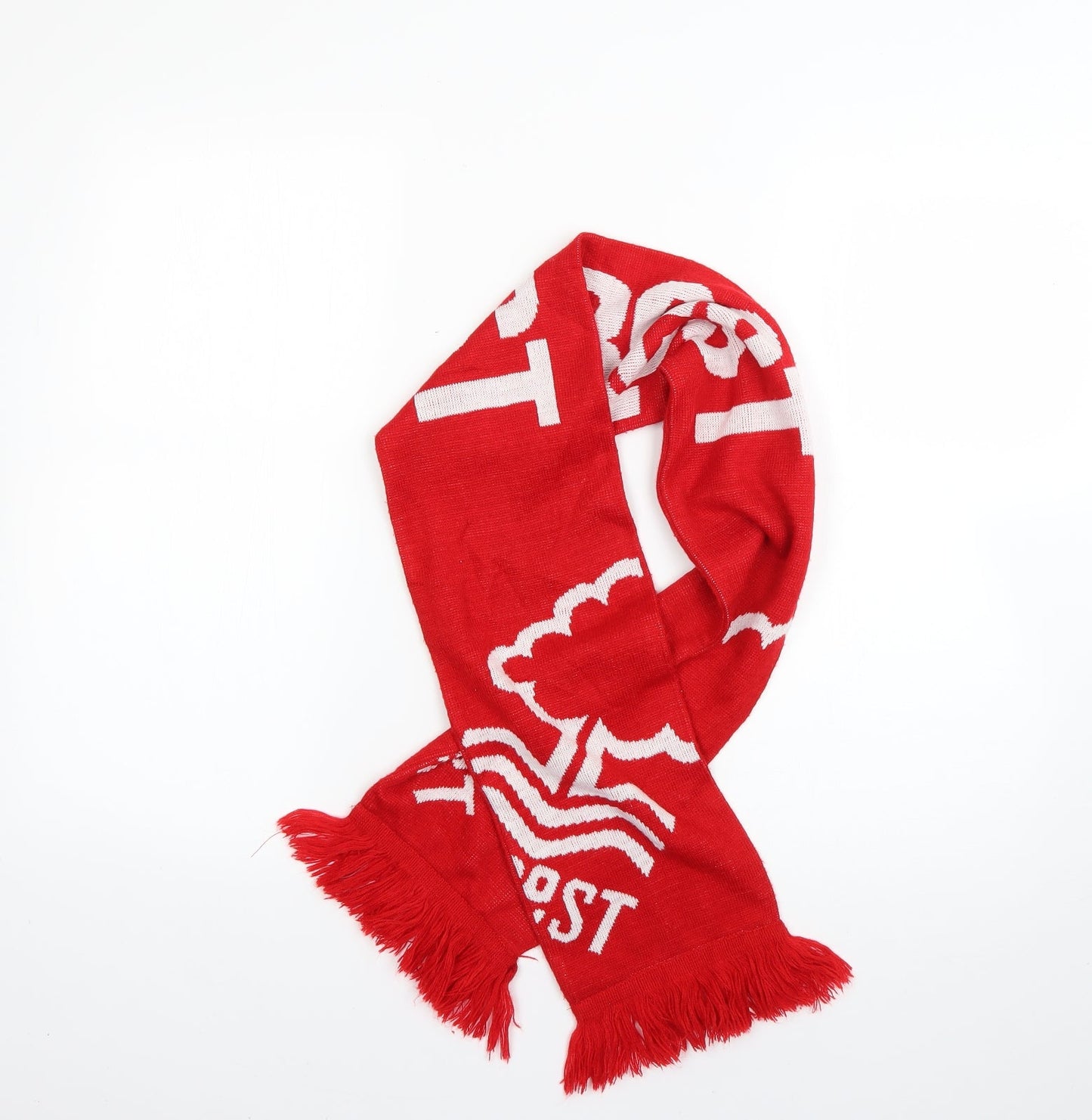 Preworn Mens Red   Scarf  One Size