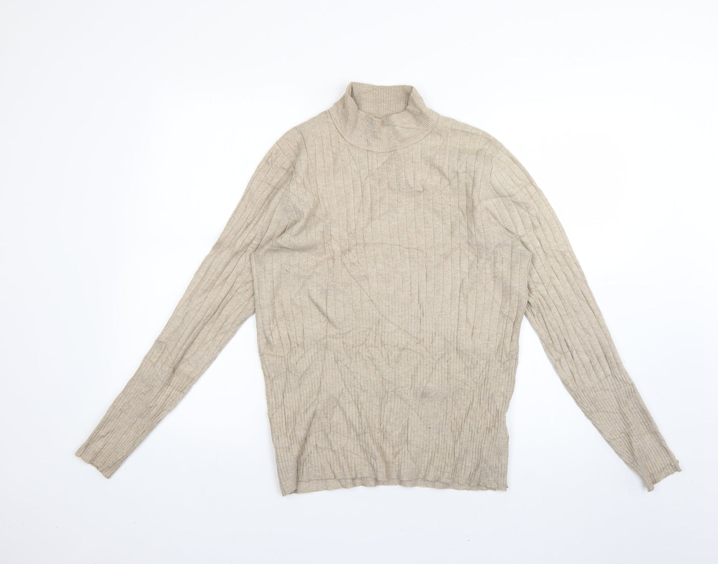Marks and Spencer Womens Beige   Pullover Jumper Size 10