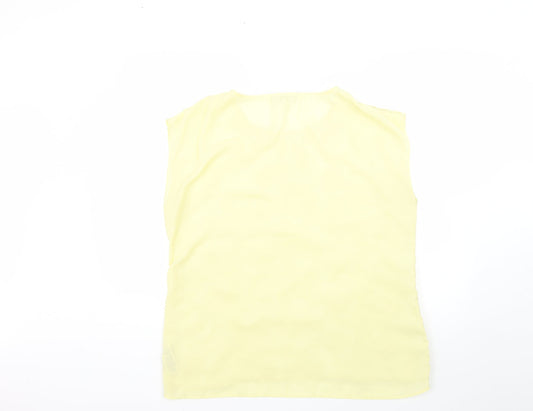 redherring Womens Yellow   Basic Blouse Size 16