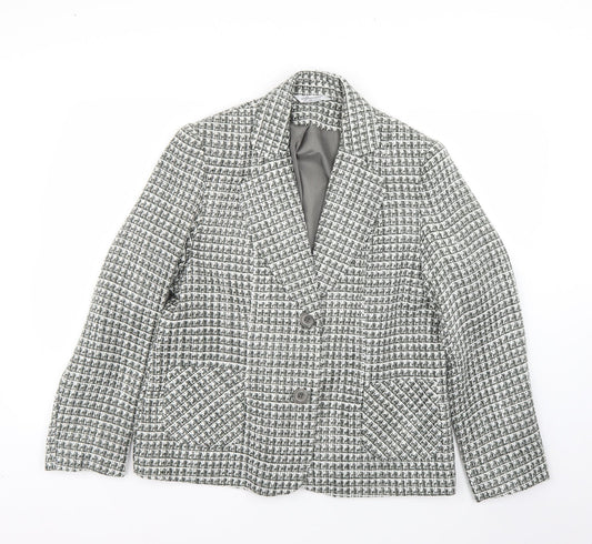 special collection Womens Multicoloured Geometric  Jacket Blazer Size 16