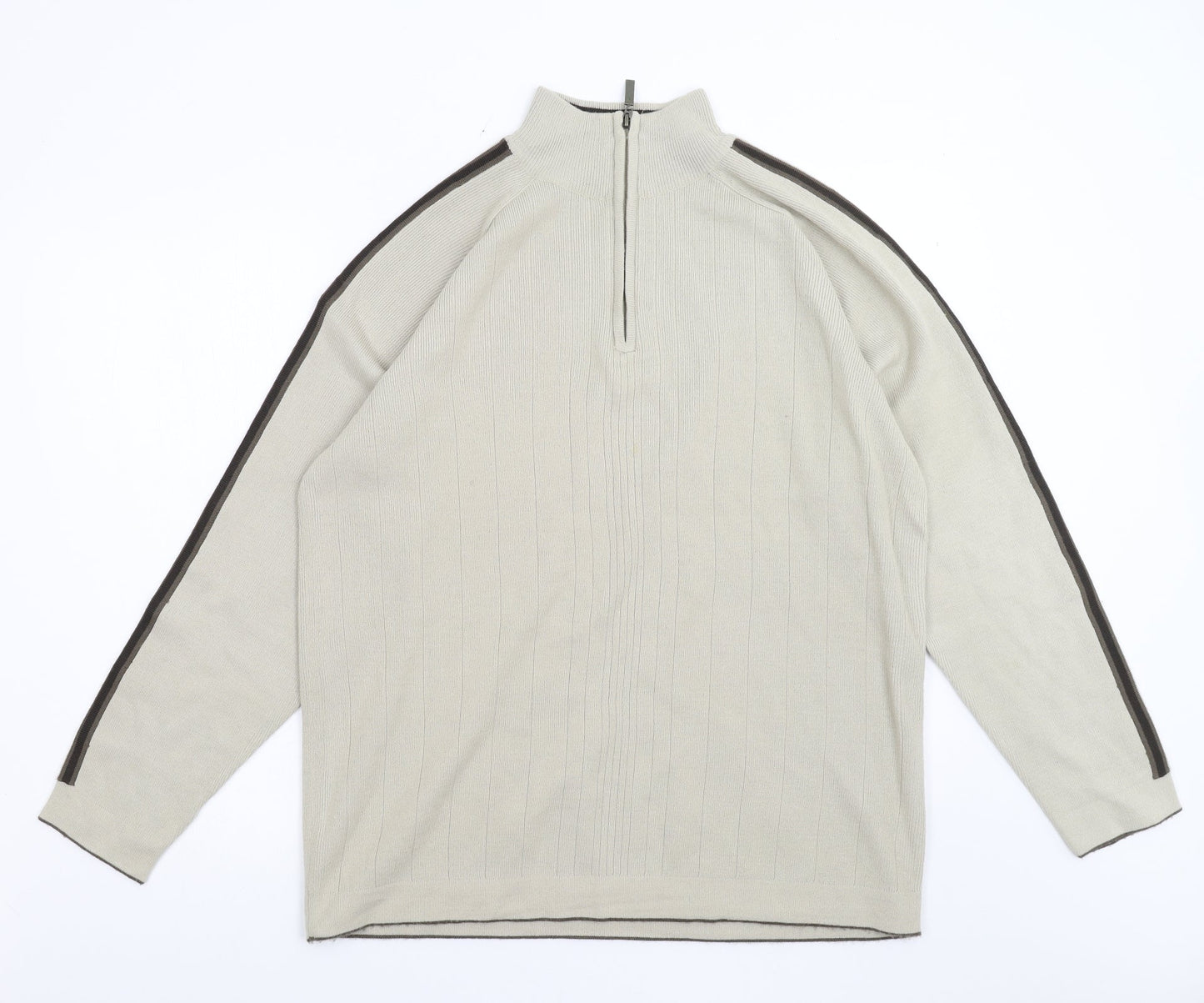 Preworn Womens Beige  Knit Pullover Jumper Size L