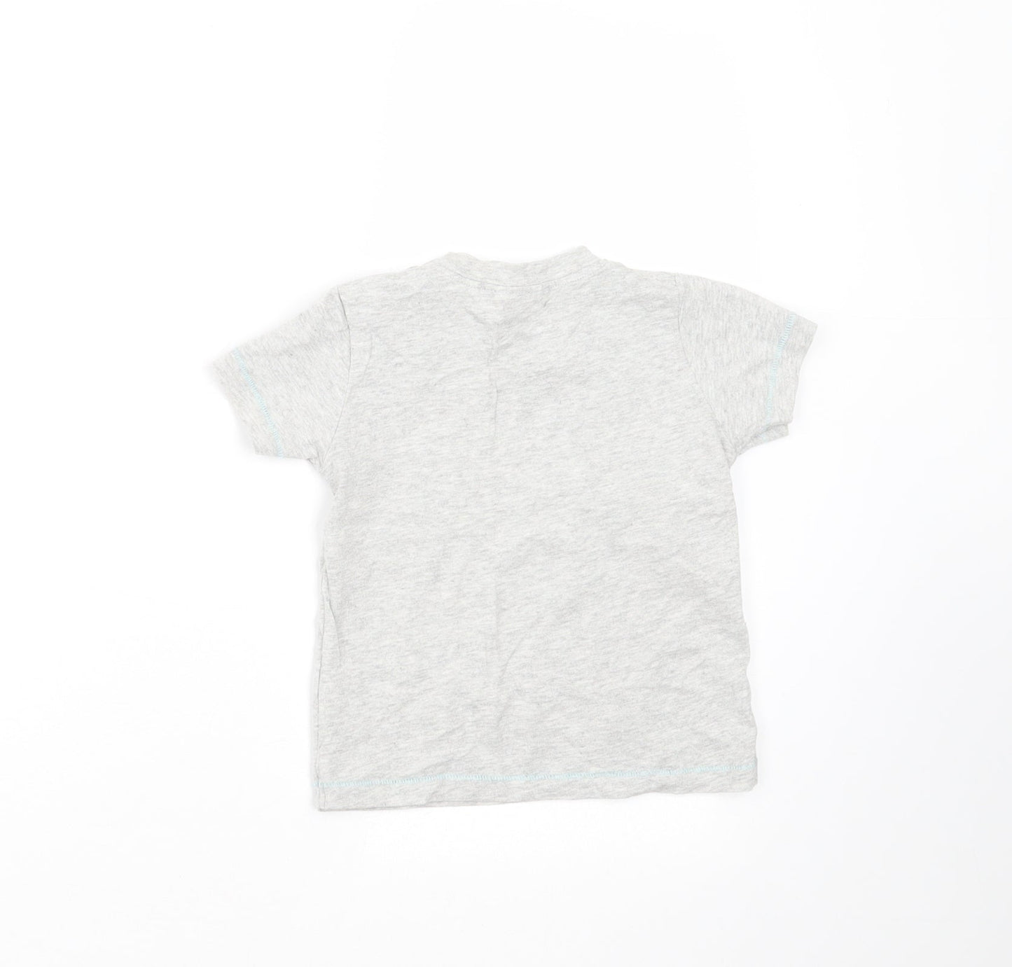 NEXT Baby Grey   Basic T-Shirt Size 9-12 Months  - dinsaur