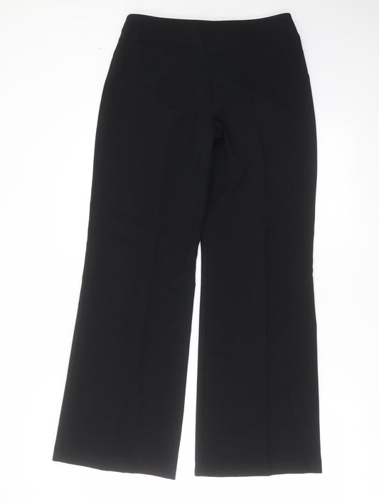 Marks and Spencer Womens Black   Trousers  Size 8 L30 in
