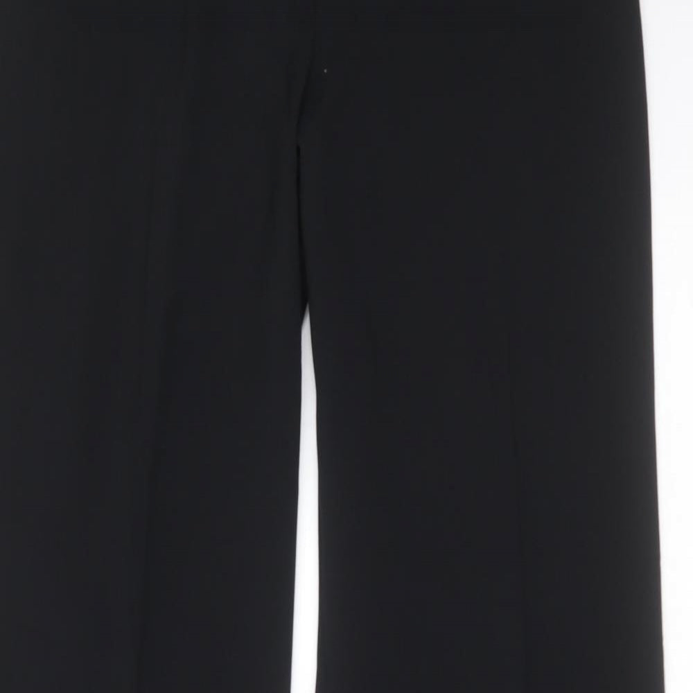 Marks and Spencer Womens Black   Trousers  Size 8 L30 in