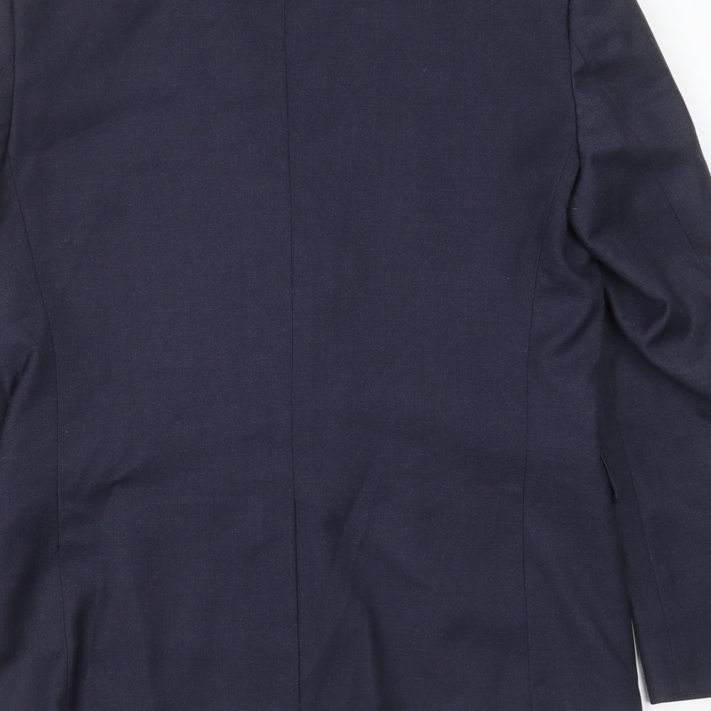Taylor & Cutter Mens Blue   Jacket Suit Jacket Size 36