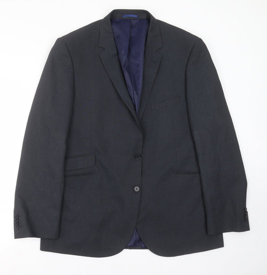 Taylor & Wright Mens Grey   Jacket Suit Jacket Size 44  - Tailored fit