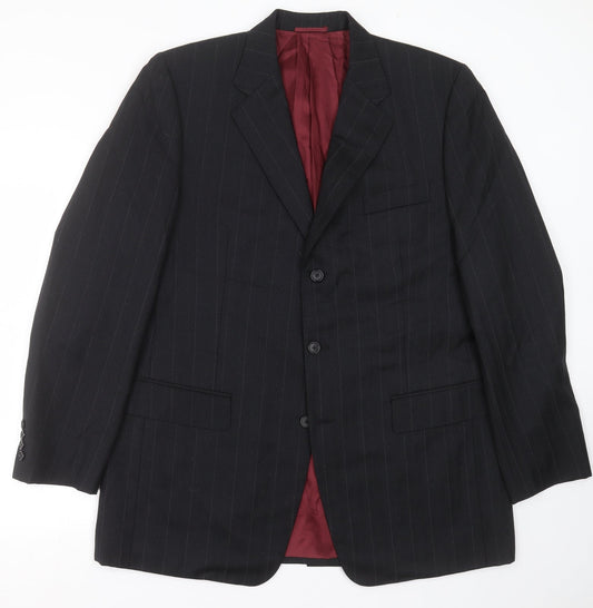 front page Mens Grey Herringbone  Jacket Suit Jacket Size 42