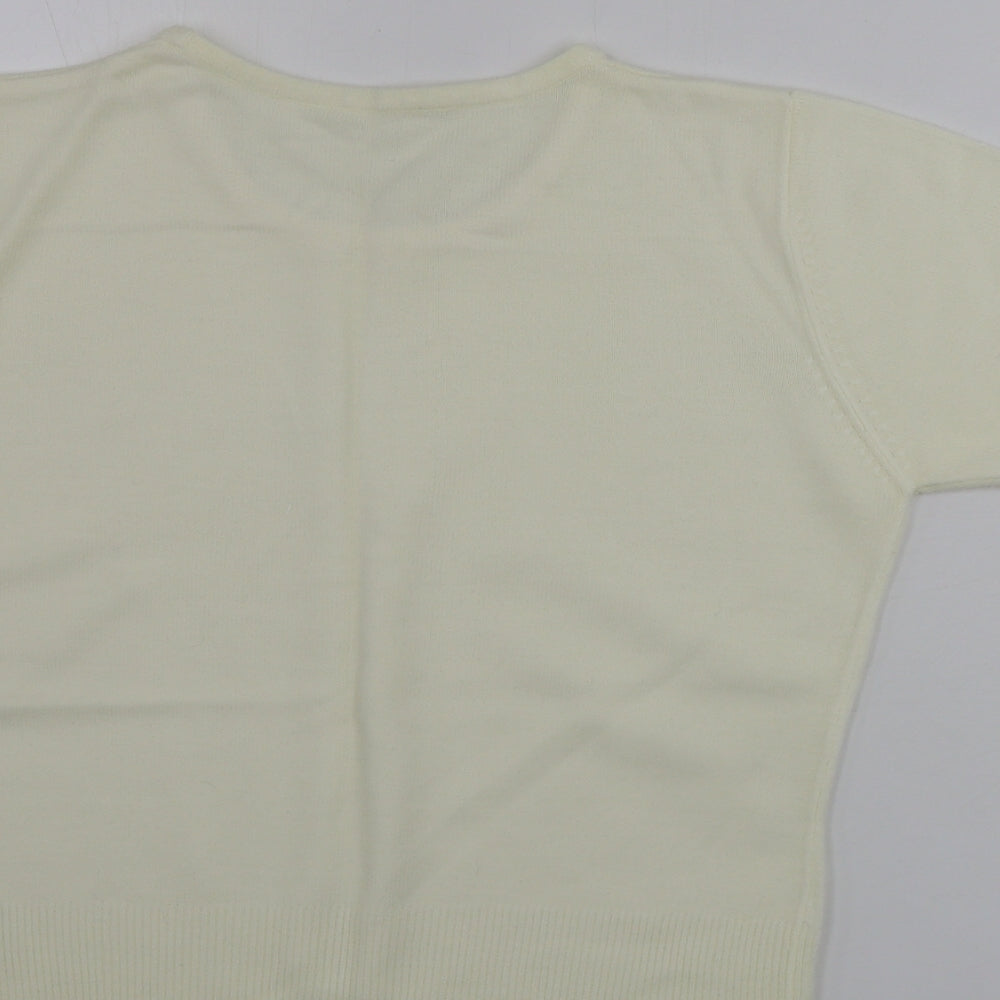 Preworn  Womens Ivory   Pullover Jumper Size 10