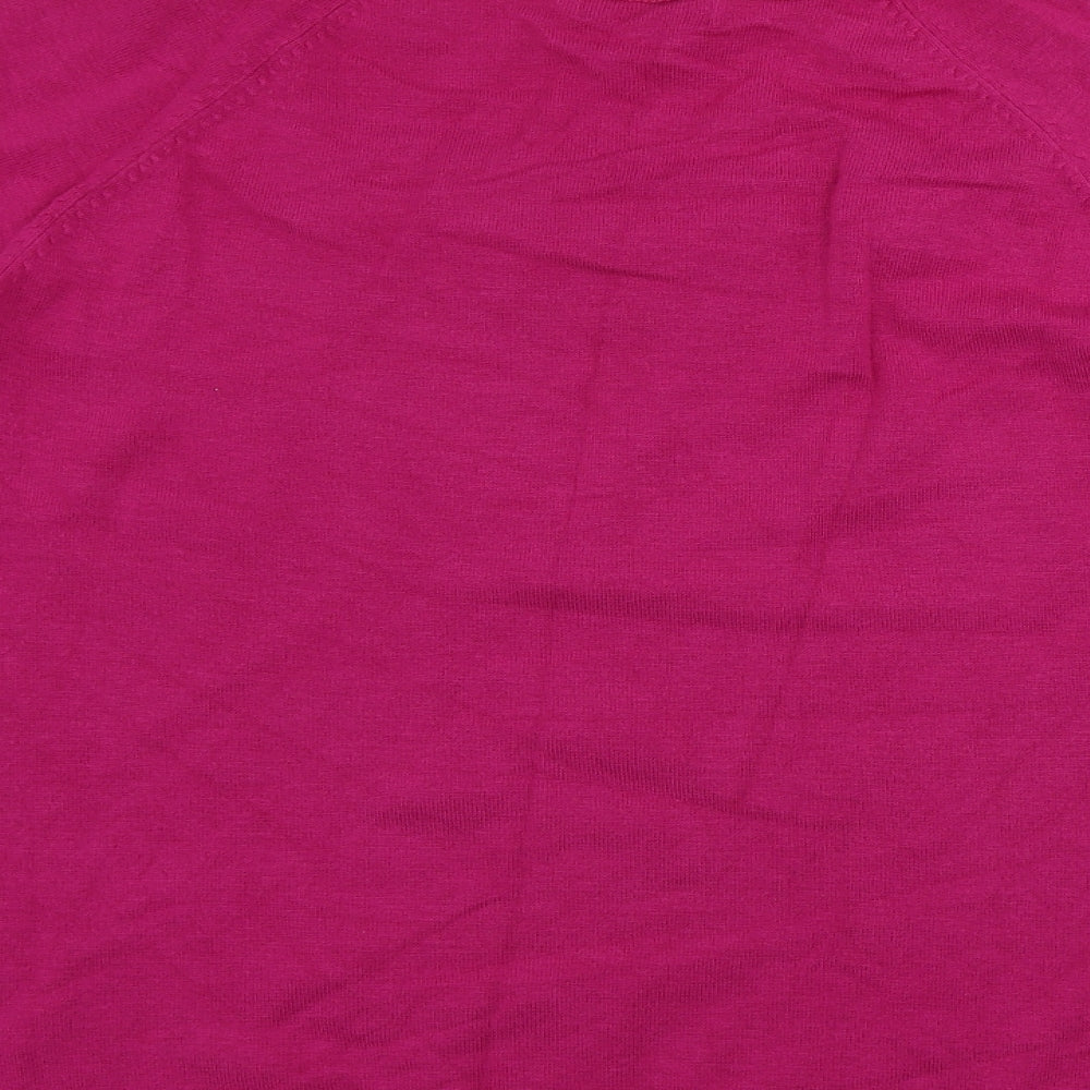 Marks and Spencer Womens Pink   Pullover Jumper Size 14