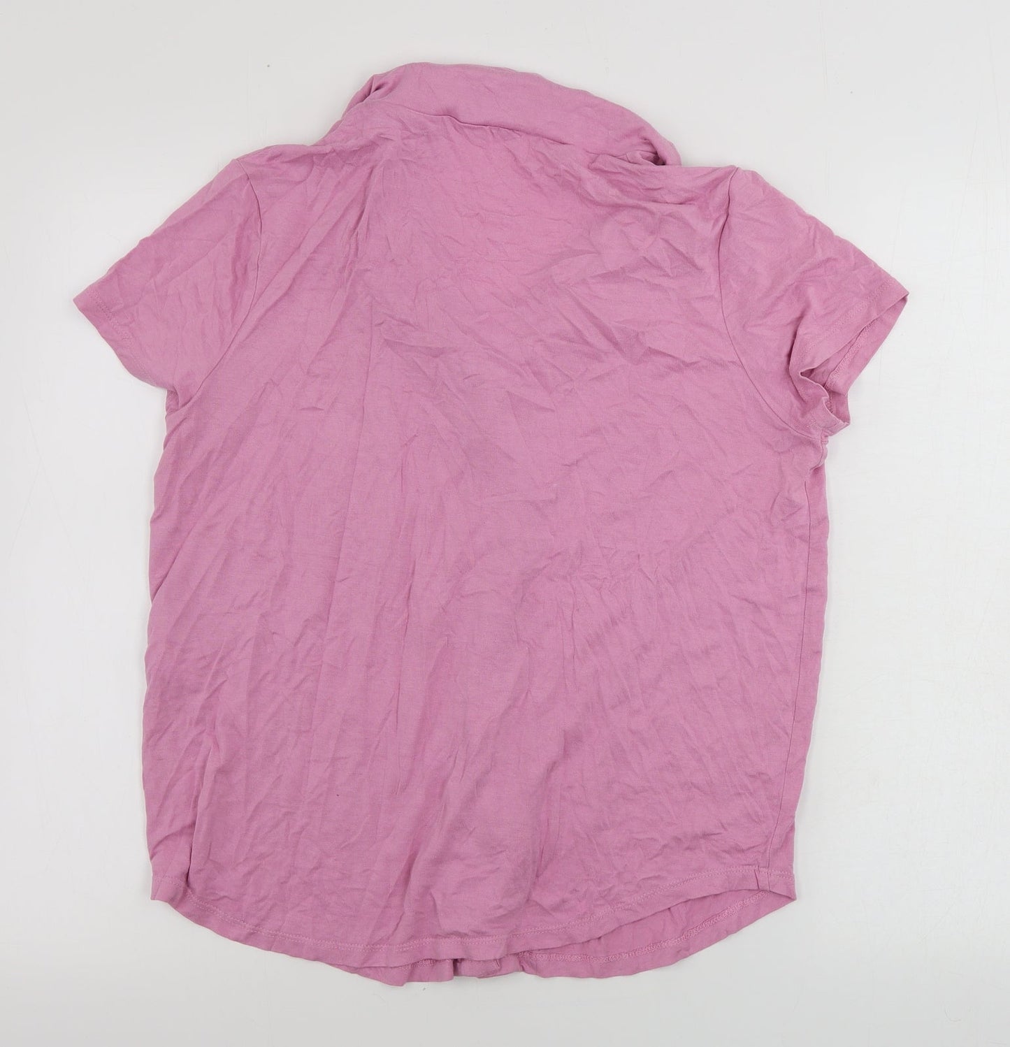 Missguided Womens Pink   Basic Button-Up Size 10