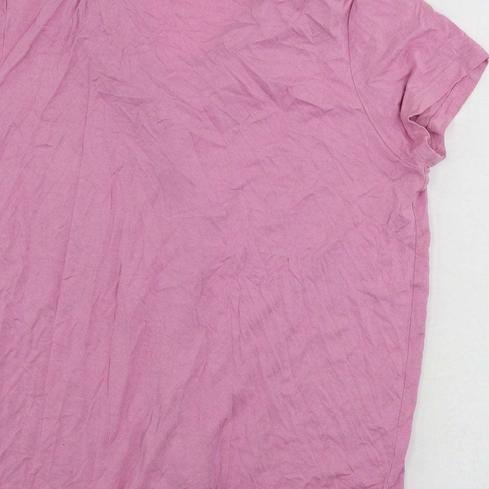 Missguided Womens Pink   Basic Button-Up Size 10