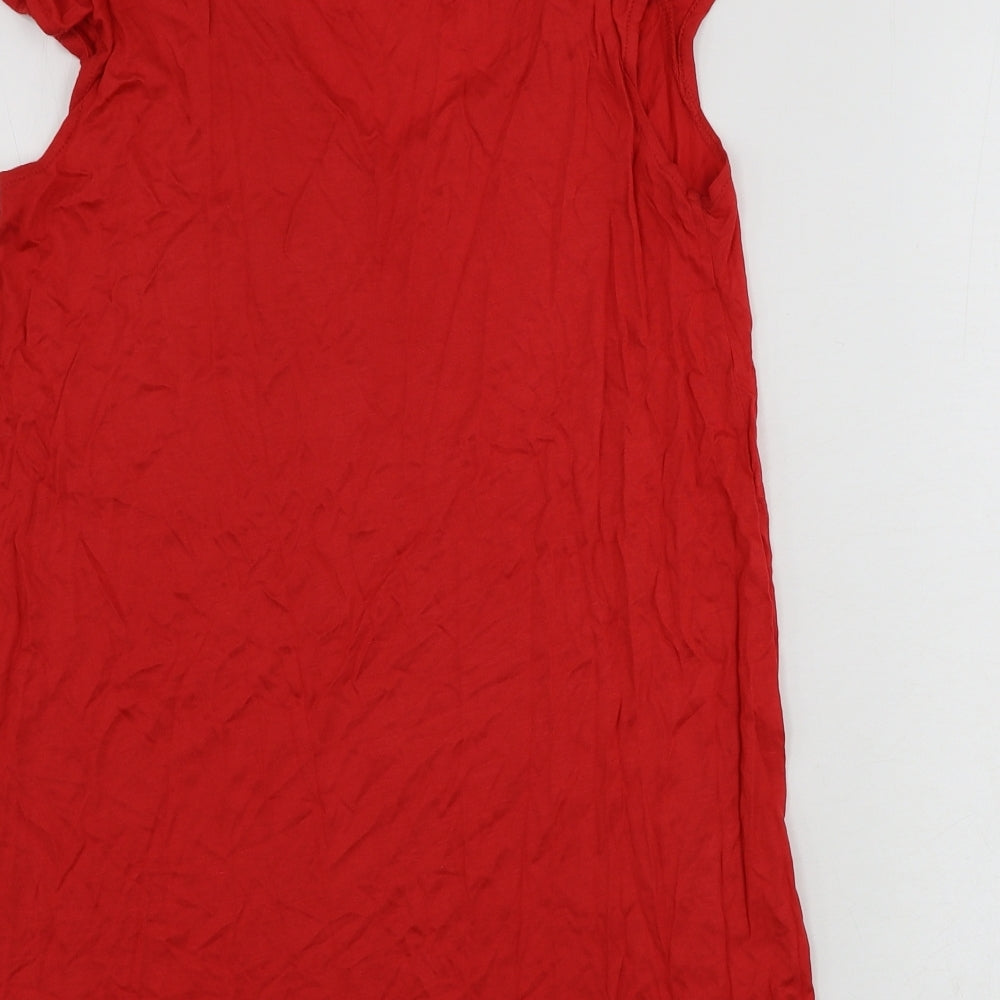 French Connection Womens Red   Basic Tank Size M