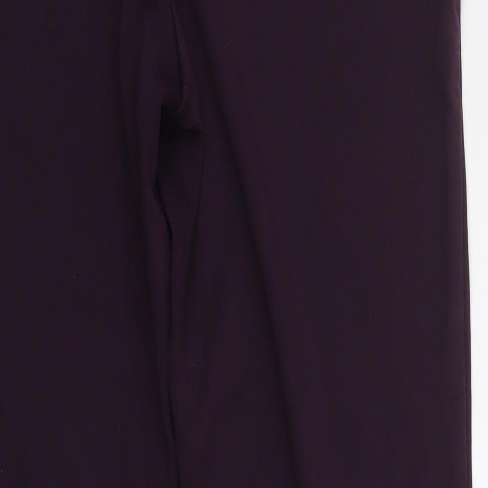 Papaya Womens Purple   Jegging Trousers Size 12 L24 in
