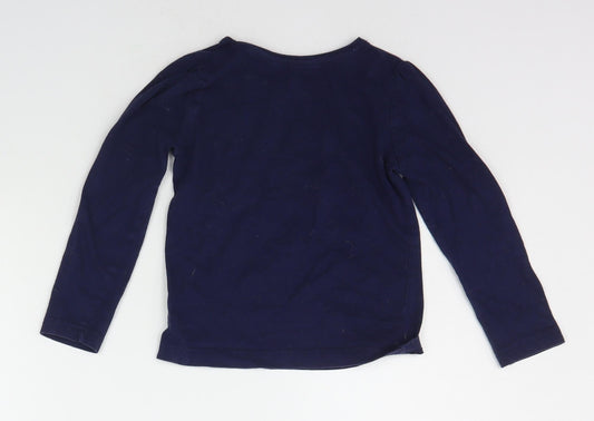 Young Dimension Boys Blue   Basic T-Shirt Size 4-5 Years