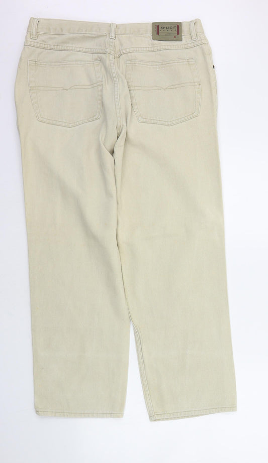 Xplicit Womens Beige   Trousers  Size 36 in L29 in