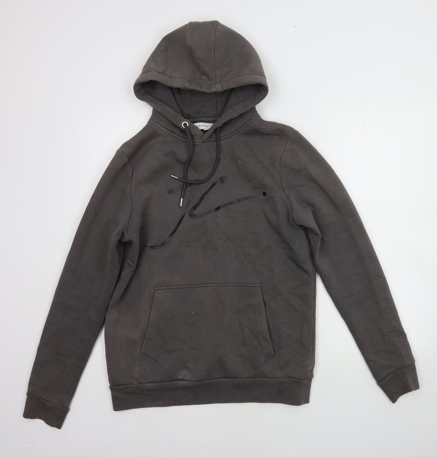 Jameson Carter Mens Grey   Pullover Hoodie Size S