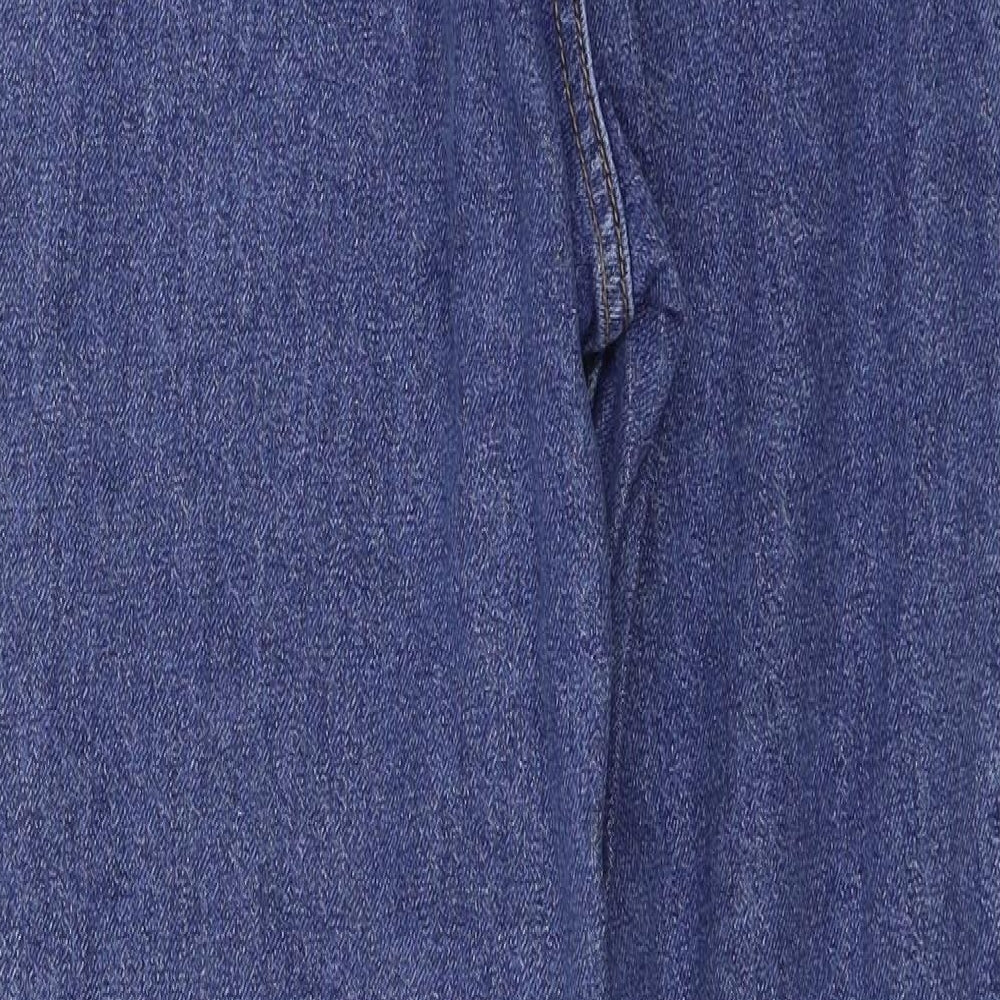 Denim & Co. Womens Blue   Straight Jeans Size 6 L28 in