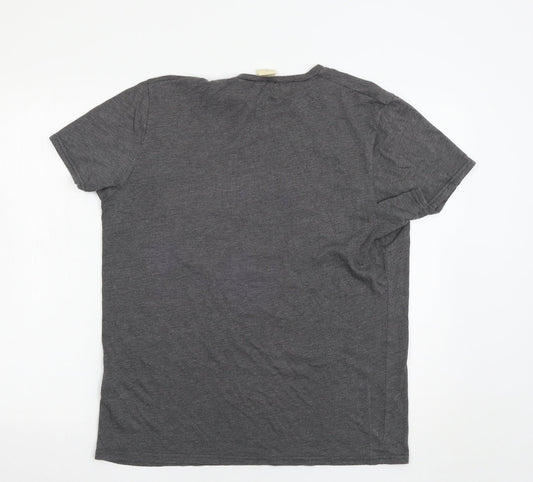 Hollister Womens Grey   Basic T-Shirt Size L
