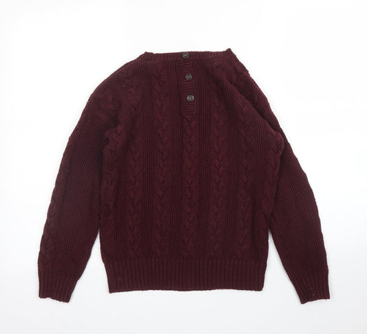 M&S Womens Purple   Pullover Jumper Size 8