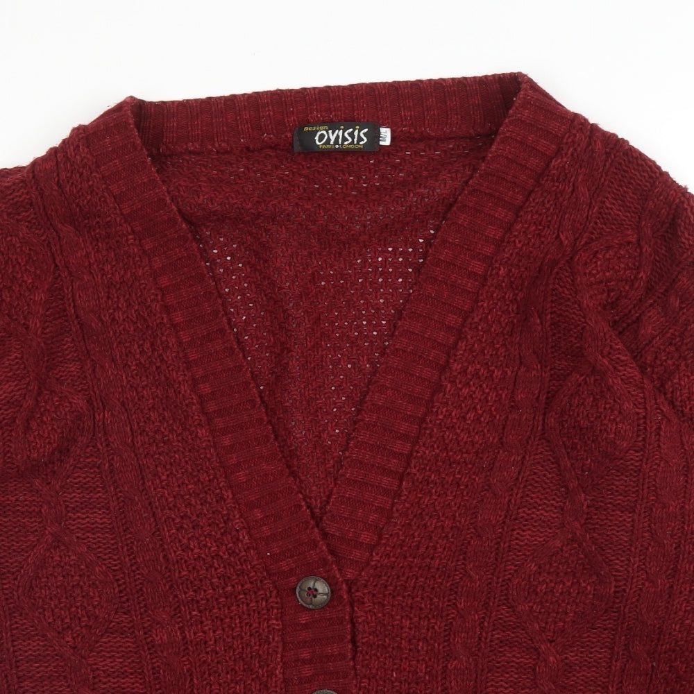 Oyisis Womens Purple   Cardigan Jumper Size M