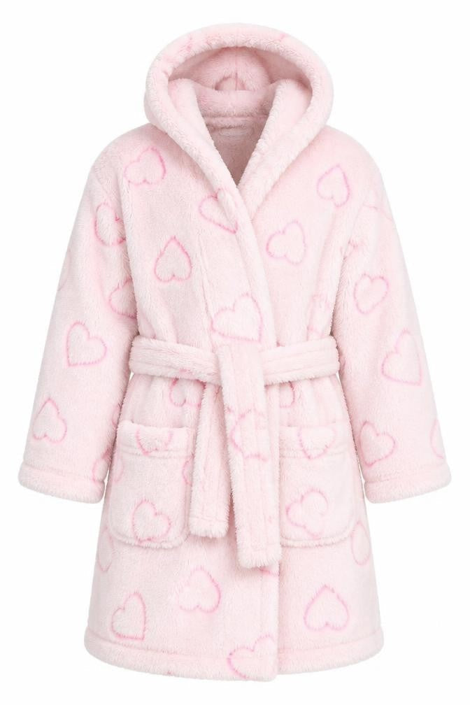 Primark Girls Pink Solid  Capri Robe Size 6-9 Months
