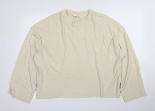 Topshop Womens Beige   Pullover Jumper Size 16