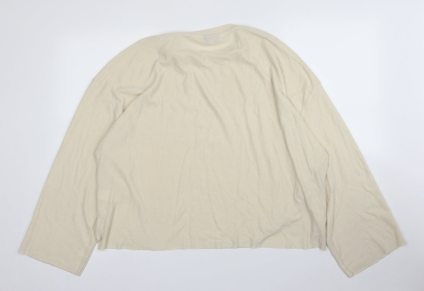 Topshop Womens Beige   Pullover Jumper Size 16