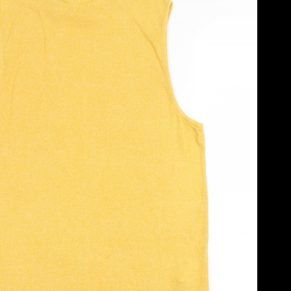 River Island Womens Yellow   Vest Jumper Size 12