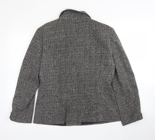 Evie Womens Grey   Jacket Blazer Size 12