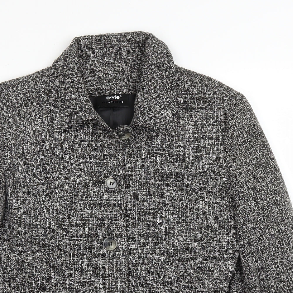 Evie Womens Grey   Jacket Blazer Size 12