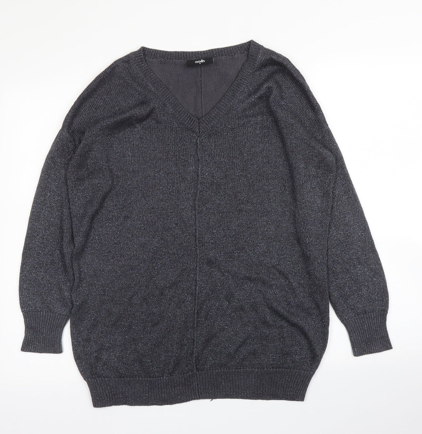 Wallis Womens Grey   Pullover Jumper Size M