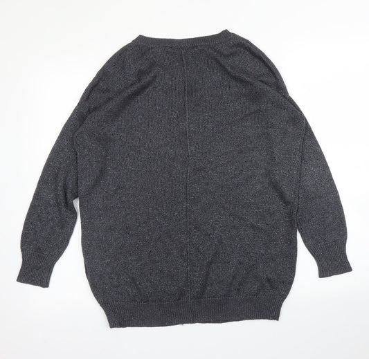 Wallis Womens Grey   Pullover Jumper Size M