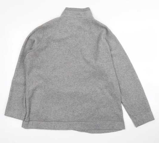 Preworn Womens Grey  Fleece Full Zip Jumper Size L
