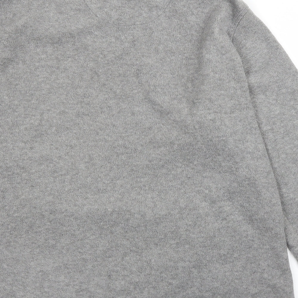 Preworn Womens Grey  Fleece Full Zip Jumper Size L